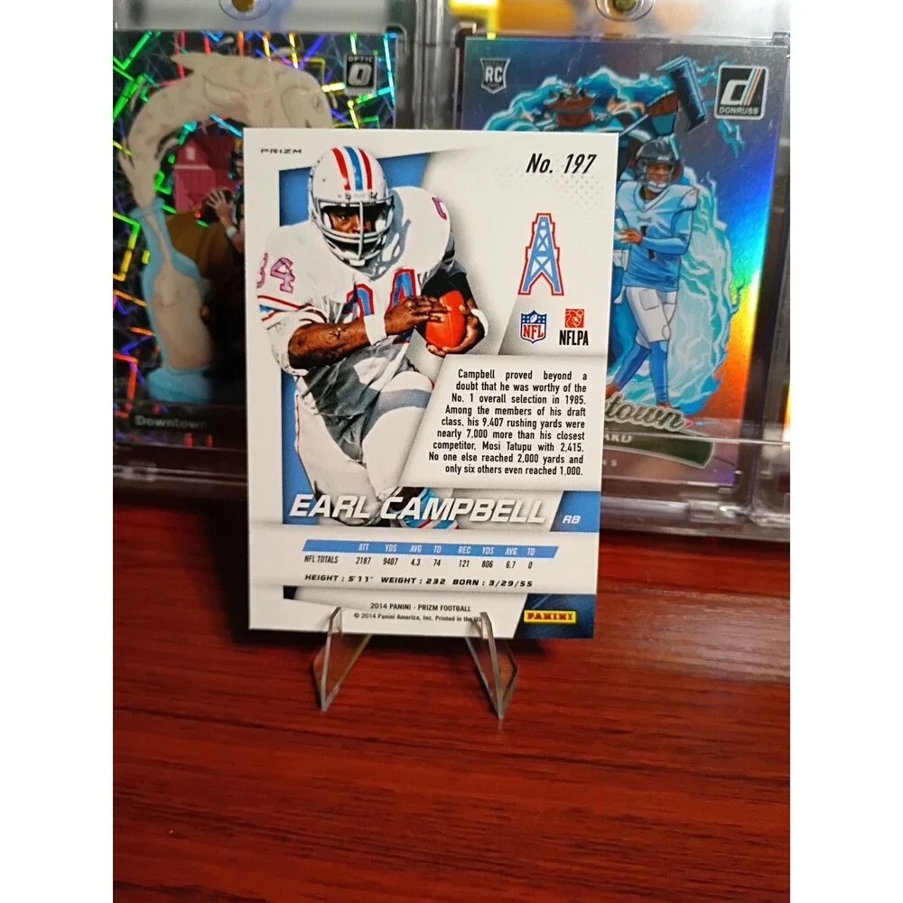 2014 Panini Prizm - Earl Campbell #197 Red White & Blue Prizm